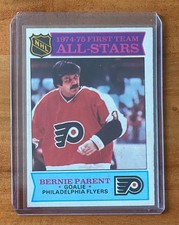 1975-76 O-PEE-CHEE #291 BERNIE PARENT FLYERS H.O.F. ALL-STARS VINTAGE EX/NM