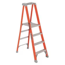 Louisville Fxp1704 6 Ft 0.25 In Fiberglass Platform Stepladder, 300 Lb Capacity