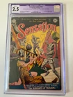 Sensation #106 1951 DC Last Wonder Woman Issue CGC Restored Grade 2.5 Good+
