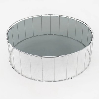 2020s Rodolfo Dordoni for Minotti Caulfield Glass Coffee Table w