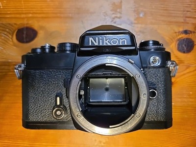 Nikon FE, Black, needs a cleaning but works OK