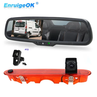 Pour Mercedes Citan Renault Kangoo Feu de stop Caméra de recul renault+Écran - Photo 1/4