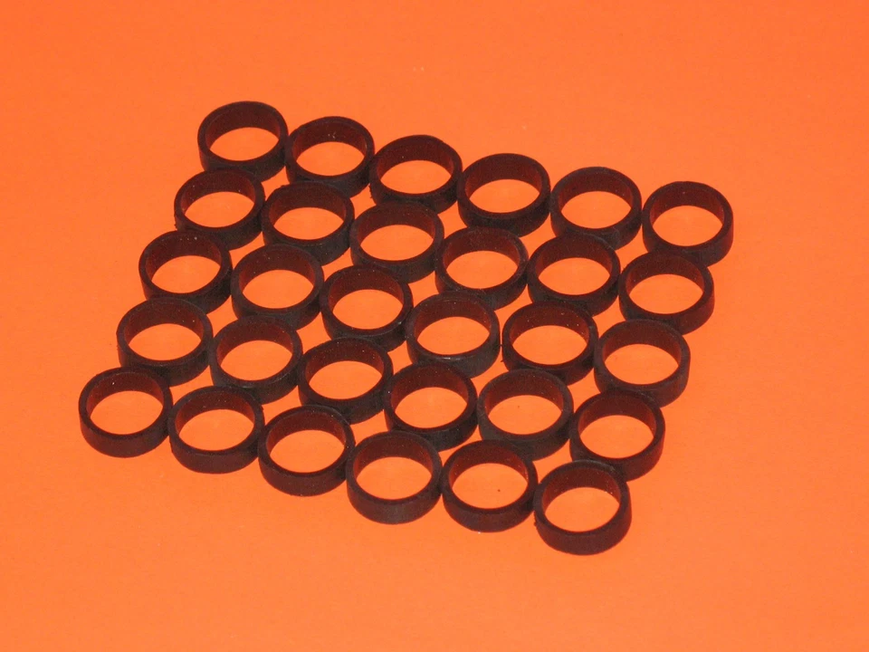 Lego 12v ferrocarril 30x neumáticos adhesivos 12 voltios 702 721 722 723 125 126 7866 7860 7867