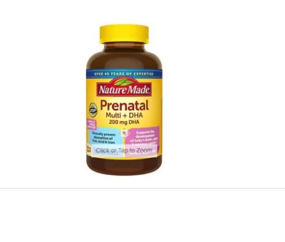 Nature Made Prenatal Multi + 200mg DHA, 150 Softgels