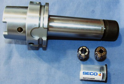 New SECO HSK63A Hight Precision Tool Holder with 2 collet ERHP 16 Kit