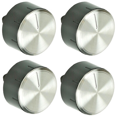 Hob Control Knob For Bosch Oven Cooker Silver Black Switch 616100