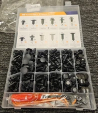 (240 Piece) GOOACC GRC-33 Bumper Retainer Clip Car Plastic Rivet Fastener