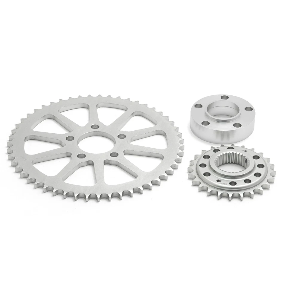 Front Rear Sprocket Conversion Kit for Dyna Harley Super Glide FXD 06-17 Softail Foto 4 de 4