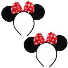 2 Pcs Mouse Ears Mouse Costume Ears Headband for Children Mom Girls Women Par...