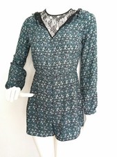 ECOTE paysuit size S --BRAND NEW-- long sleeve lace detail