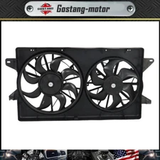 Engine Radiator Cooling Fan w/ Shroud Assembly For Ford Freestar 04-07 Dual Fan