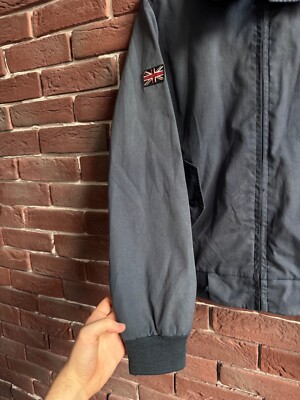 Vintage 90s Lonsdale England Harrington Jacket Casual Hype blue L