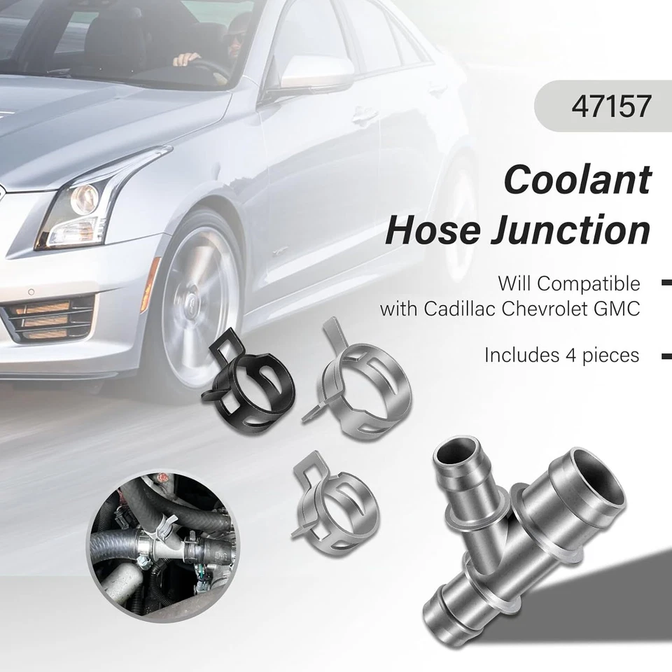 47157 Coolant Hose Junction for Cadillac/Chevrolet/GMC - Imagem 2 de 4