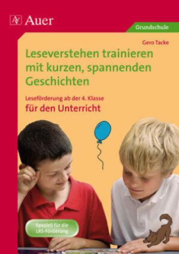 Thumbnail - Leseverstehen Trainieren, Ab Klasse 4, Unterricht Leseförderung Mit