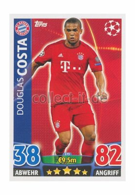 TOPPS Champions League - 173 - Douglas Costa - Base Card