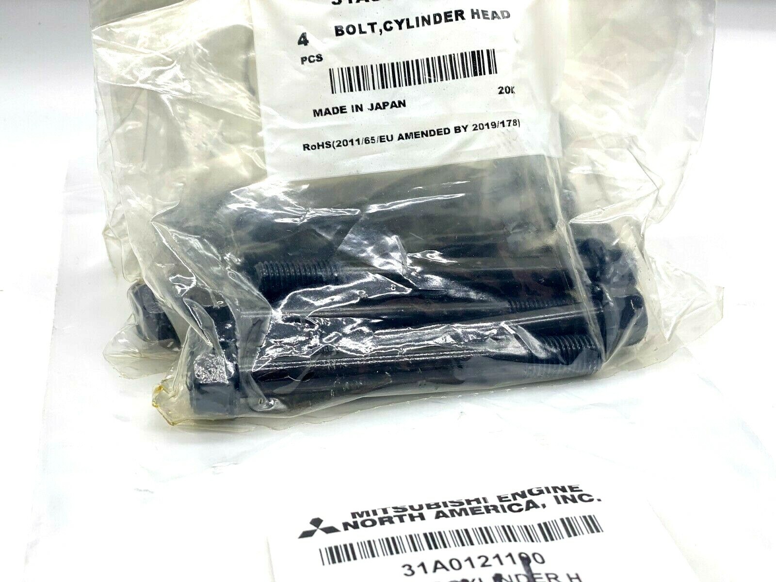 Mitsubishi 31A0121100 S4L HEAD BOLT SET, 14- BOLTS TOTAL, SAME DAY 