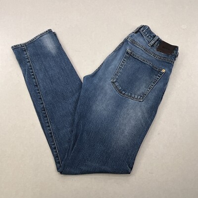 Paul Smith Jeans Herren W30 L32 Blau Skinny Fit Slim Denim Zip Fly PSJ Stretch