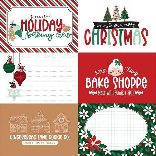 ECHO PARK "GEISTER BACKEN HELL" 12X12 PAPIER LEBKUCHEN PLÄTZCHEN SCRAPJACK'S - Bild 10 von 14