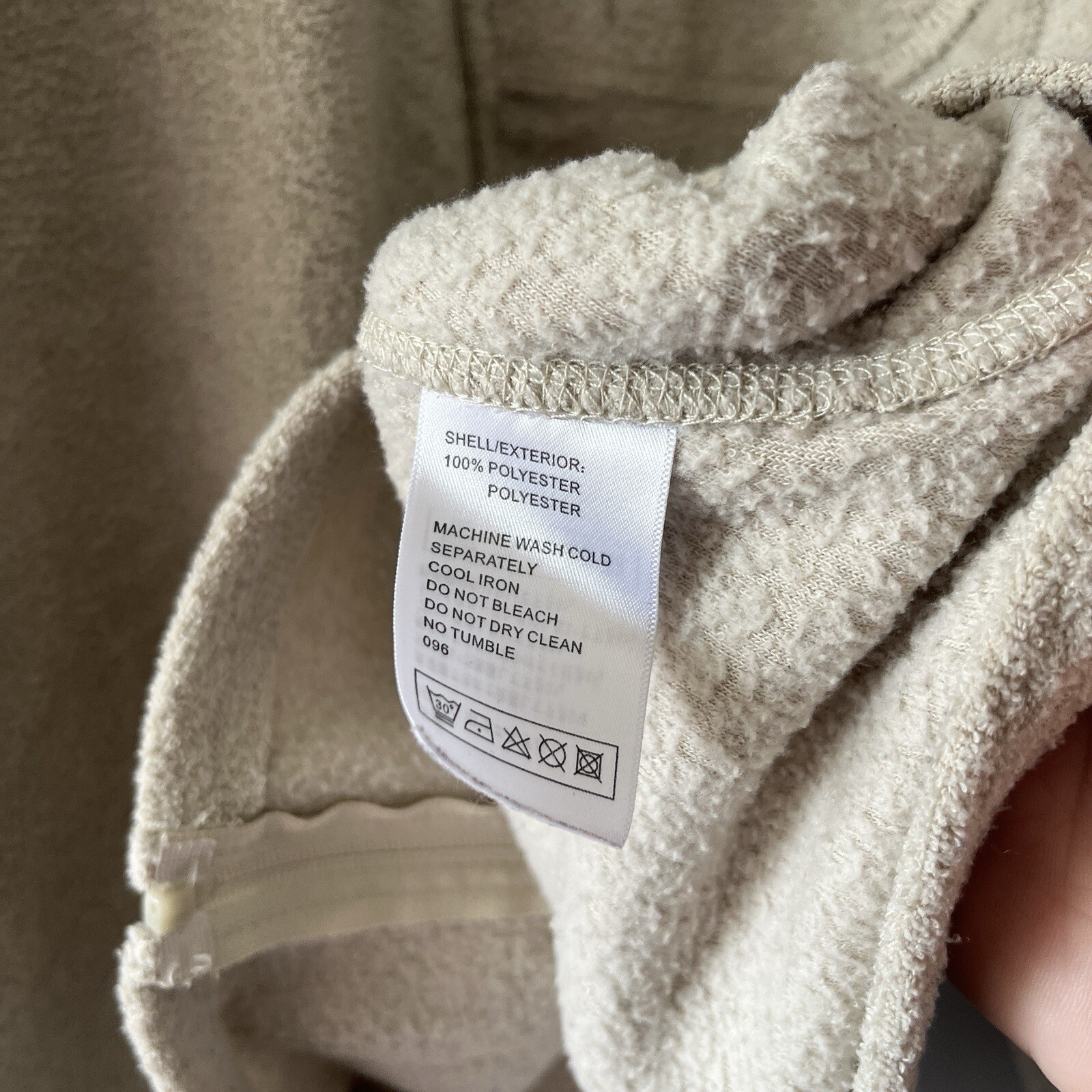 Kavu Tan Full Zip Basic Sweater Jacket Two Tone T… - image 7