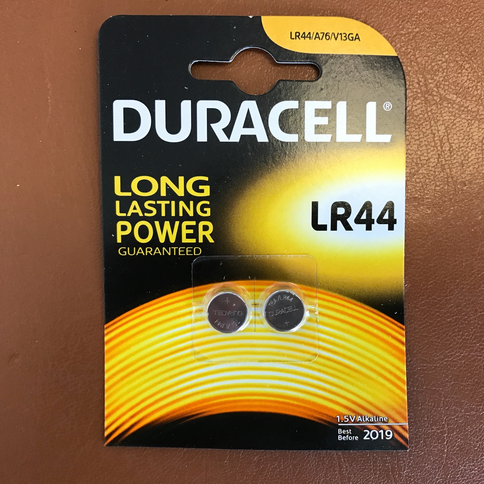 4 x DURACELL LR44 1.5V ALKALINE CELL BATTERY A76 AG13 SR44 GPA76