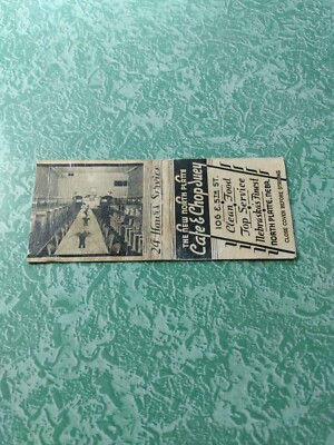 Vintage Matchbook Collectible Ephemera B24 North Platte Nebraska Cafe chop suey