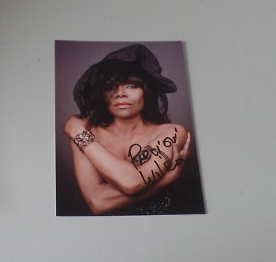 PRECIOUS WILSON *Eruption*, original signed AK/Card in 10x15 cm (MI)