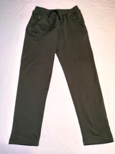 UNDER ARMOUR Fitted Boy's Olive Green Sweatpants Size Youth Large