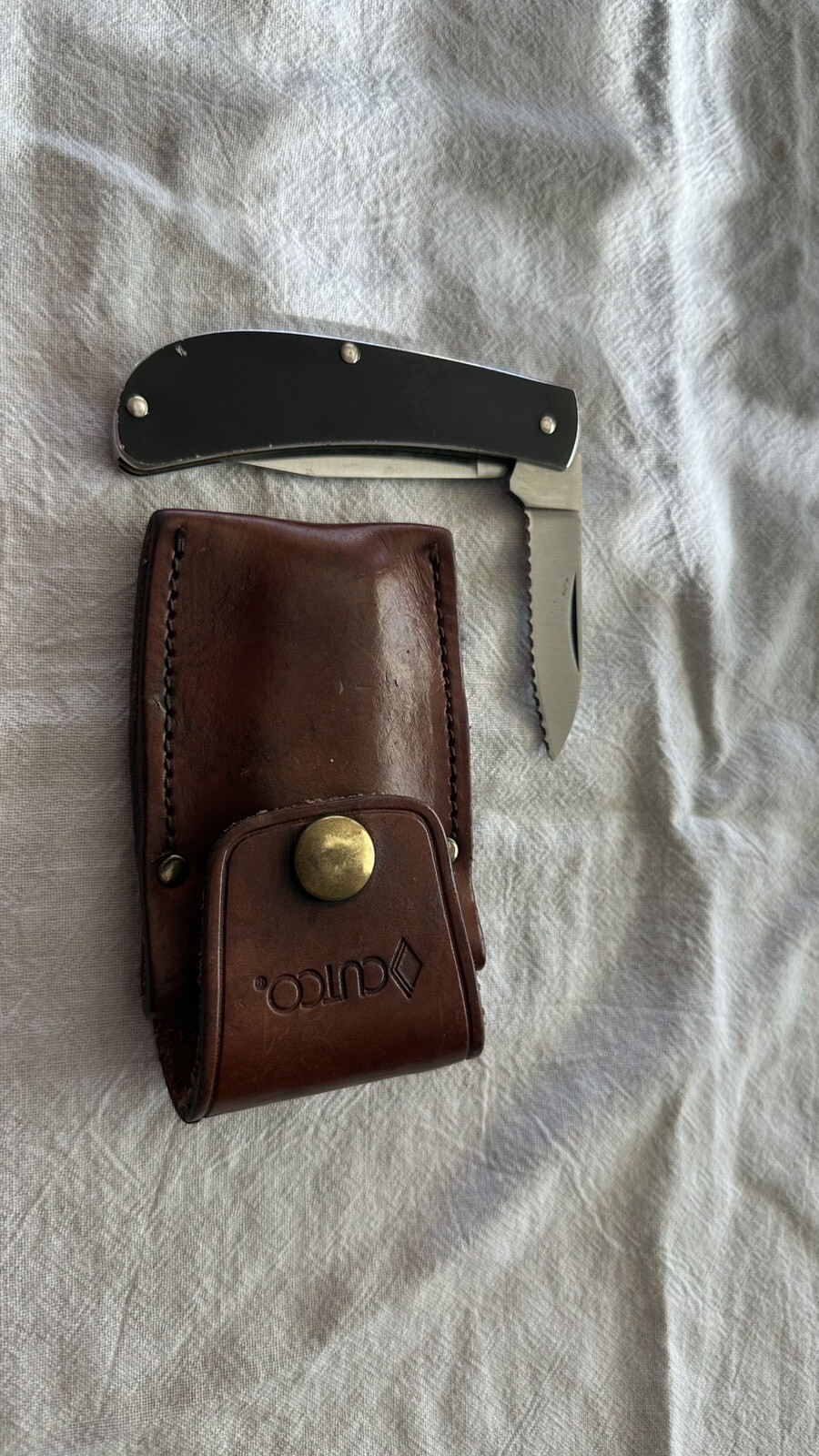 Cutco Cutlery 1884 Model Trapper Folding Plain Edge Pocket Knife Made