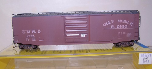 HO KADEE 50' BOXCAR GULF MOBILE Y OHIO GM&O 9758 DESGASTADO | Zustand: Used