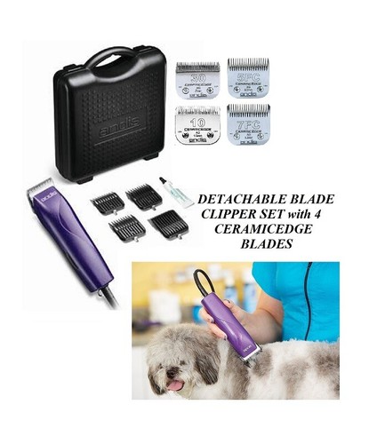 andis dog clipper blade set