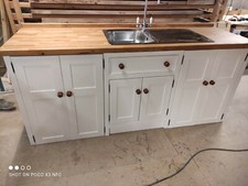 HANDMADE FREESTANDING BELFAST SINK/APPLIANCE UNIT-HARDWOOD OR SOFTWOOD *OFFER*