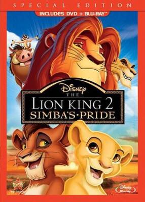 The Lion King II: Simba's Pride (Two-Disc Blu-ray/DVD Combo in DVD pac - GOOD