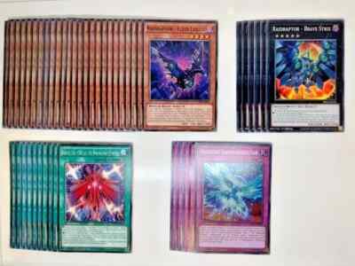 Yugioh Complete Competitive Raidraptor Deck + Extra Deck **HOT** + Bonus