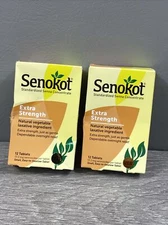 Senokot Extra Strength, 12 Tablets, Natural Vegetable Laxative Ingredient for