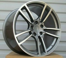 21 "turbo 2 gun-metal pol alloy wheels 5x130/porsche cayenne 21x11