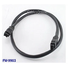3 ft. IEEE 9 Pin to 9 Pin 1394b (FW800) Firewire Cable