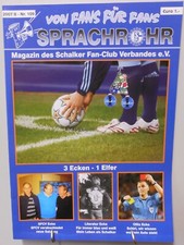 Schalke Fan Magazin Sprachrohr S.F.C.V. Ausgabe 109 mit großem Spieler Poster