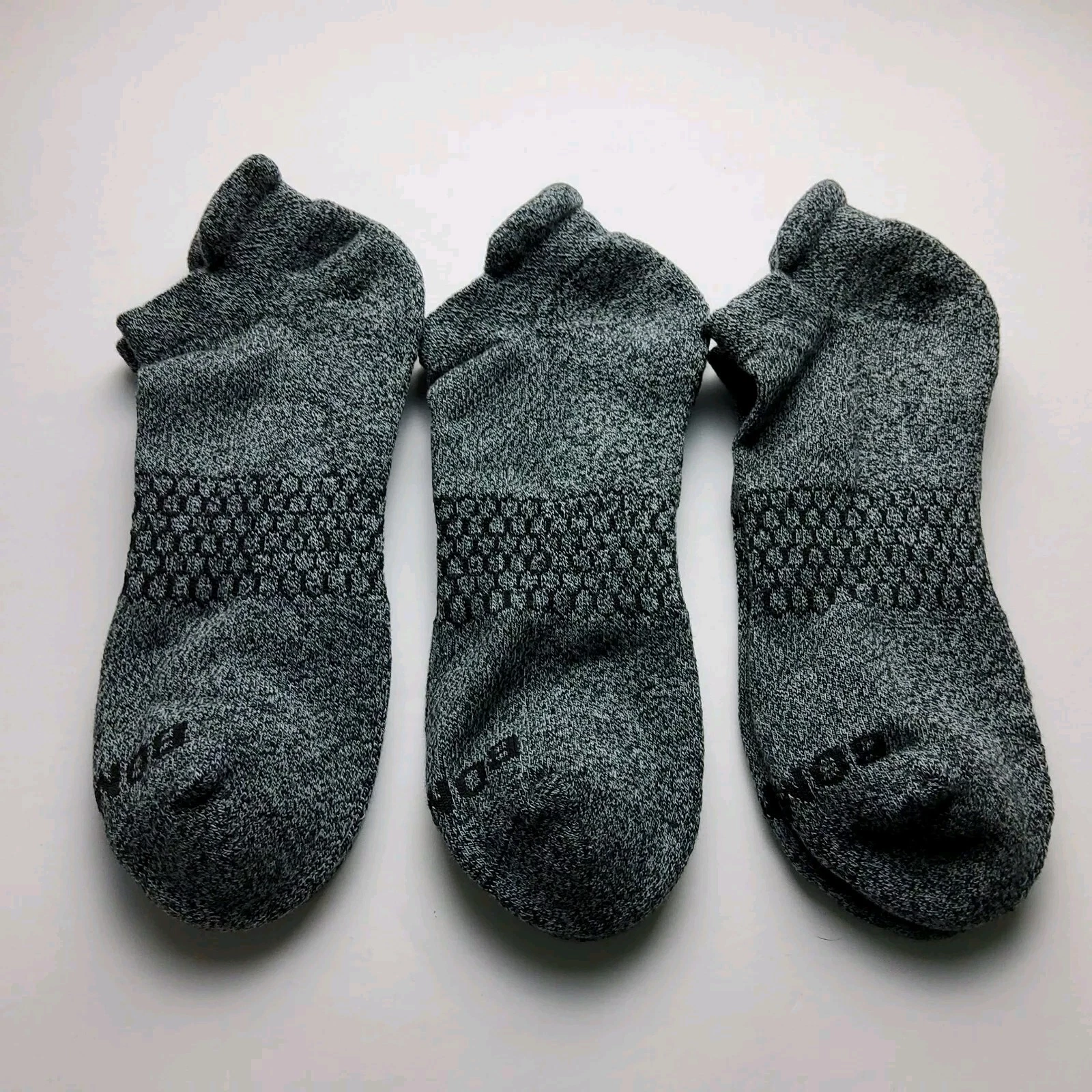 Bombas Marled Ankle Socks Lot Of 3 Size L