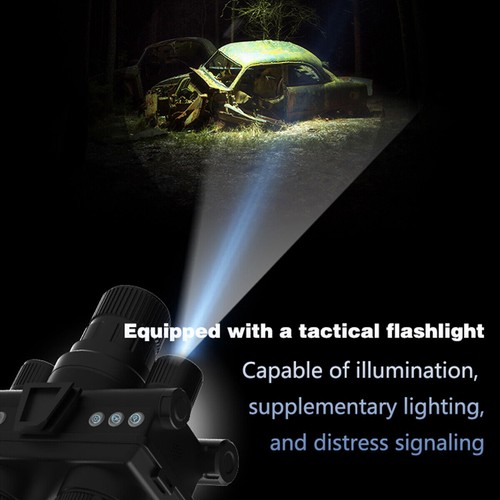 4K Night Vision Goggles 8X Digital Zoom Infrared Binoculars Camera Head Mount - Picture 9 of 22