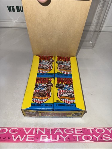 Topps 1991 Desert Storm Trading Cards and Sticker 36 New Sealed Packs in Box