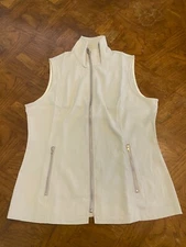 MISS MOLY Women' s Lightweight Vest Stand Collar Zip Up Front