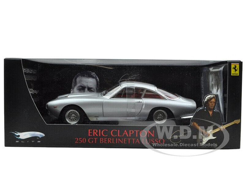 FERRARI 250 GT BERLINETTA LUSSO SILVER ERIC CLAPTON 1/18 MODEL HOT