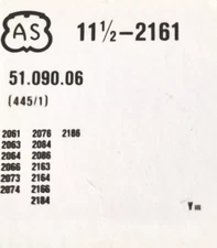 AS 2061,2066,2161 # 445/1 Setting Lever Spring Assembled Genuine Swiss brand new