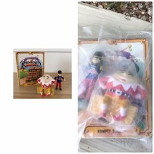 Vintage 1988 FunRise Rhymekins Humpty Dumpty  Board Book & 2 Figures NEW