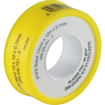 FITTINGTEILE PTFE-Dichtband - Standard & Hohe-Qualität Teflonband Gewindedichtung FRp GRp