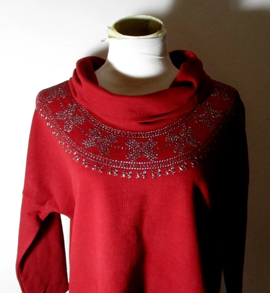 Sudadera LUCKY BRAND Borgoña Cuello Capucha Talla L Foto 2 de 4