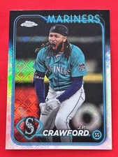 2024 Topps Chrome Logofractor  J.P. CRAWFORD  #14  Seattle Mariners