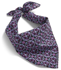 Vera Bradley Allover Print Bandana Scarf Lilac Vines MSRP 12.00