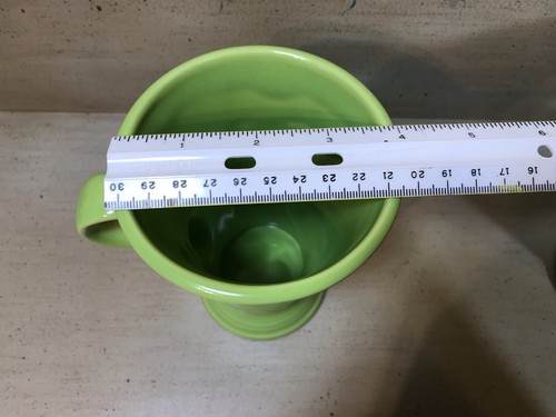 Vintage Fiestaware Chartreuse grün Sockel Latte Cappuccino Becher 18 OZ - Bild 8 von 8