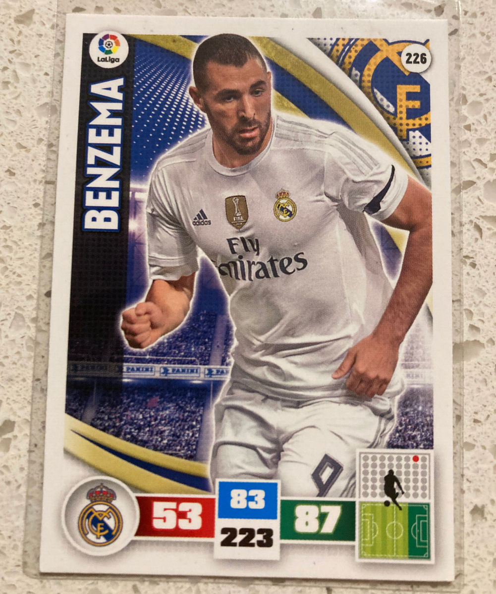 2015-16 Panini Adrenalyn XL La Liga Karim Benzema Real Madrid #226